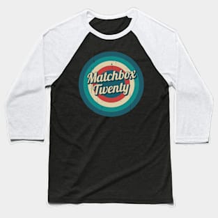 Circle Retro Matchbox Twenty Baseball T-Shirt